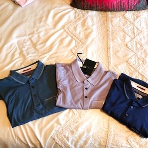 TED BAKER SLIM FIT SUPER SOFT SHORT SLEEVES POLOS